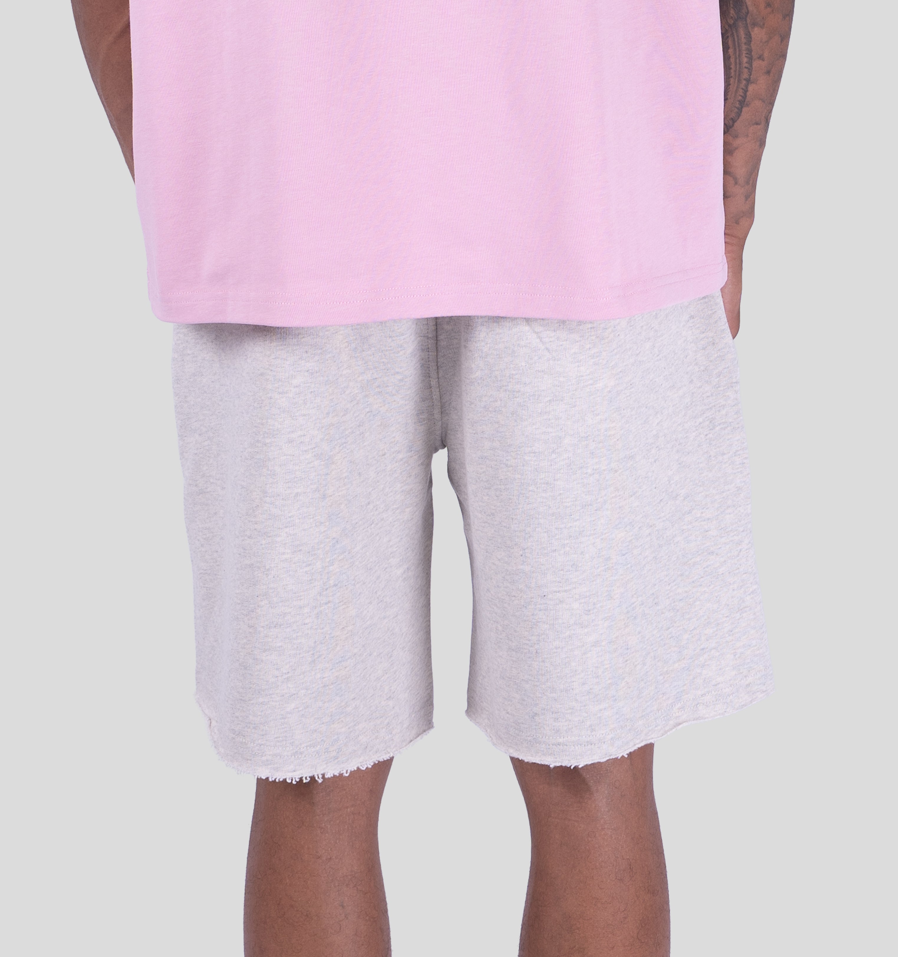HOXTON SHORT - GREY MELEE