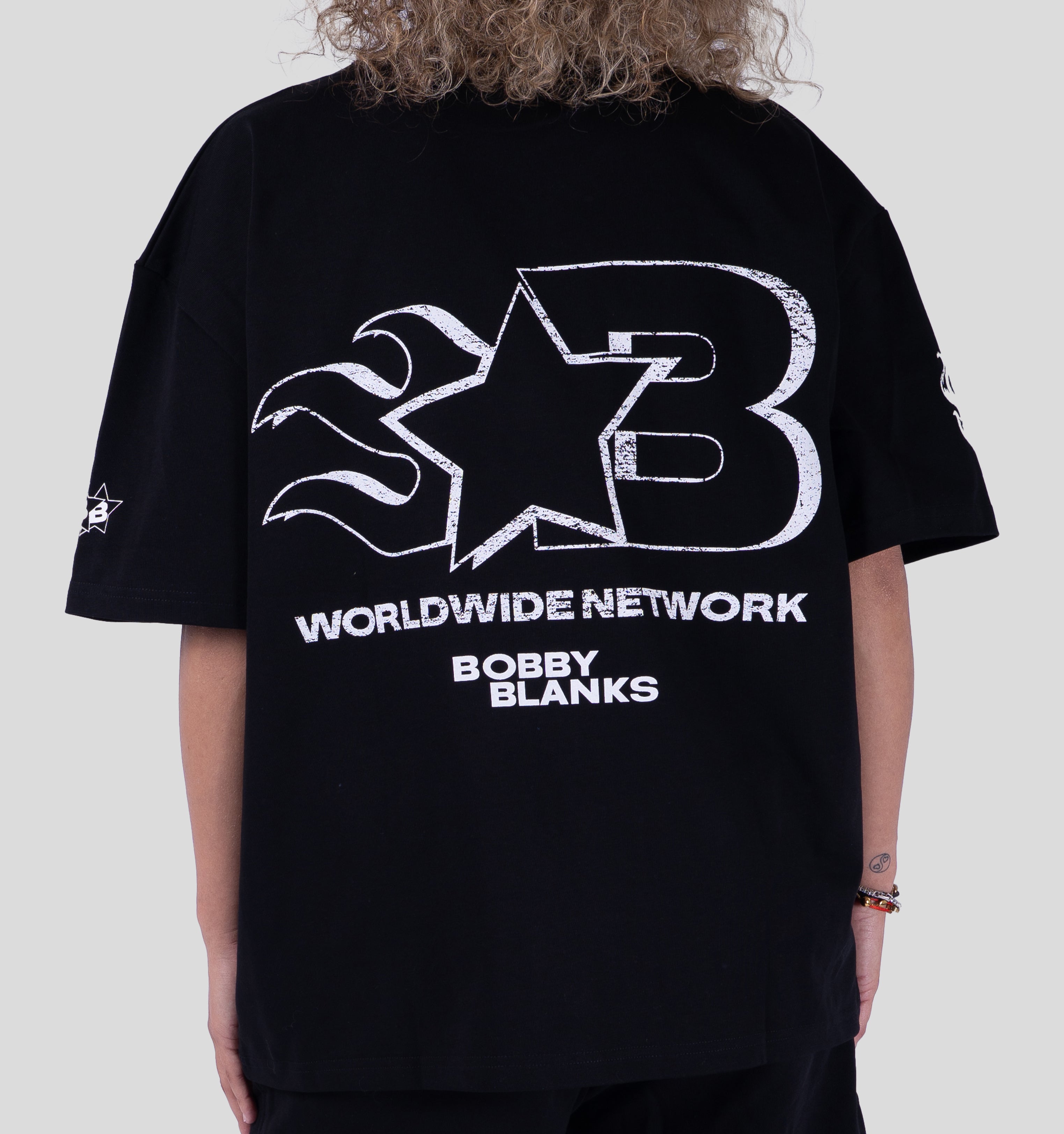 OXFORD T-SHIRT - BLACK/WHITE