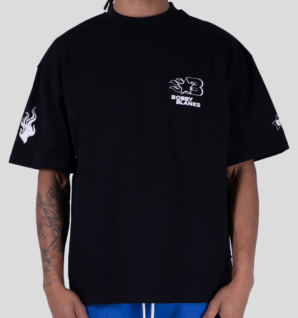 OXFORD T-SHIRT - BLACK/WHITE
