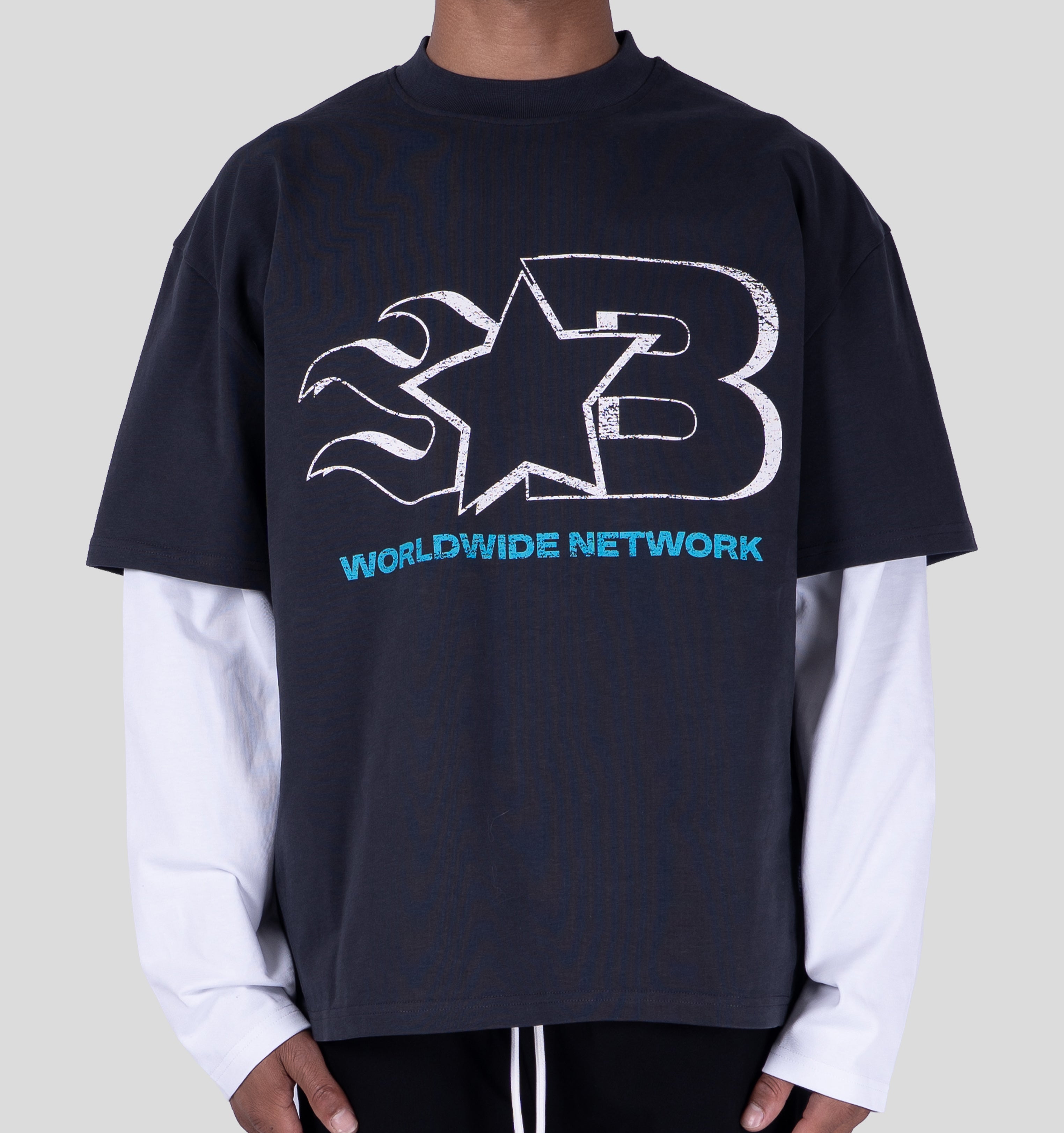 VOICEMAIL DOUBLELAYER - GREY/WHITE