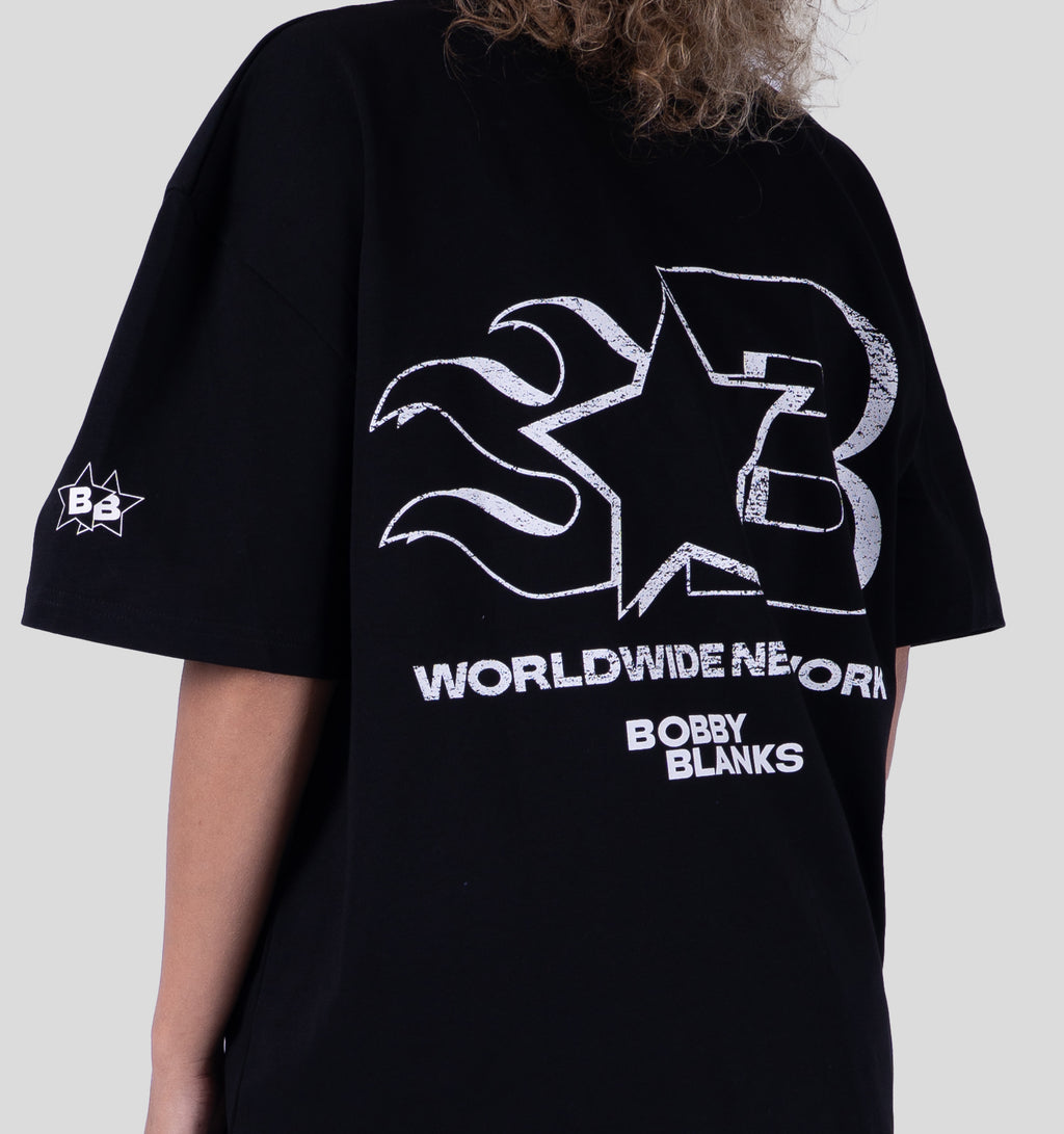 OXFORD T-SHIRT - BLACK/WHITE