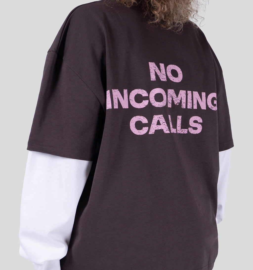 VOICEMAIL DOUBLELAYER- BROWN/OFF WHITE