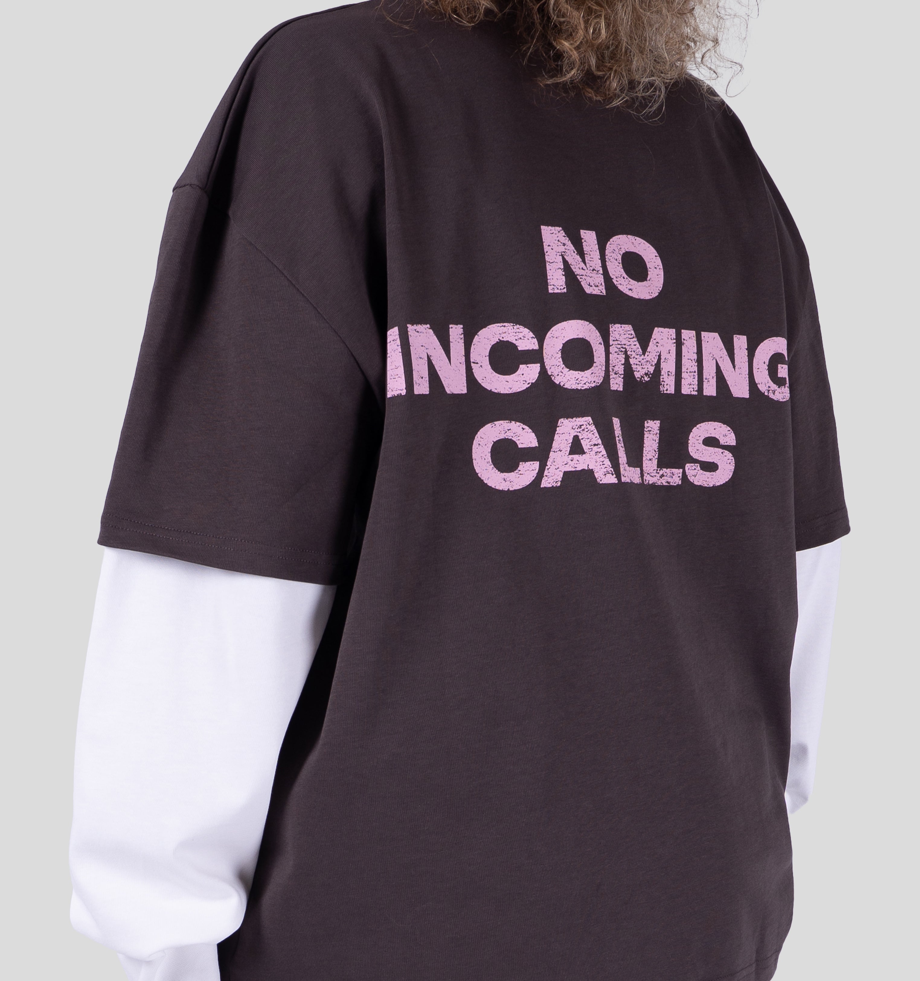 VOICEMAIL DOUBLELAYER- BROWN/OFF WHITE