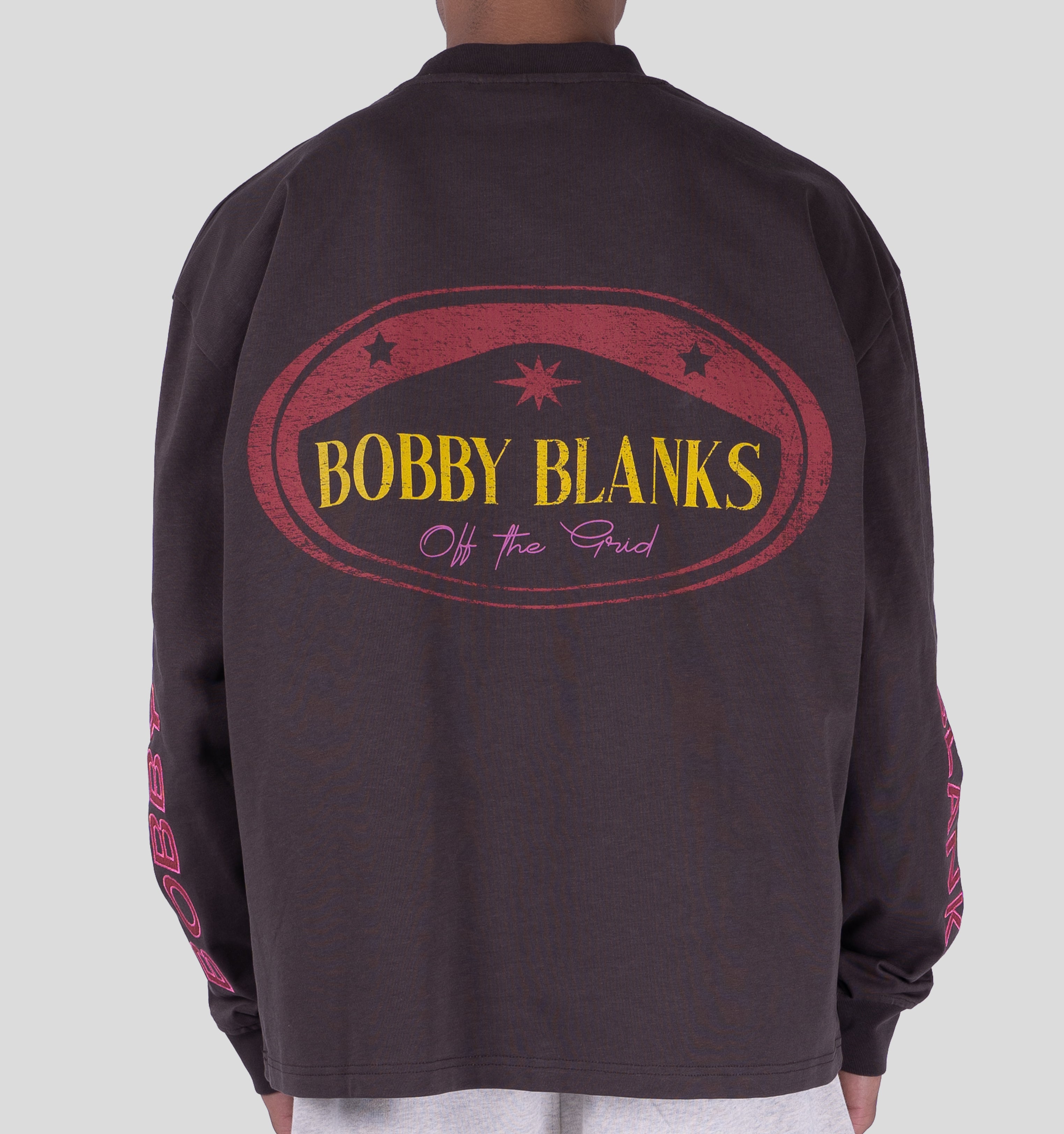 CREST LONGSLEEVE - BROWN/RED
