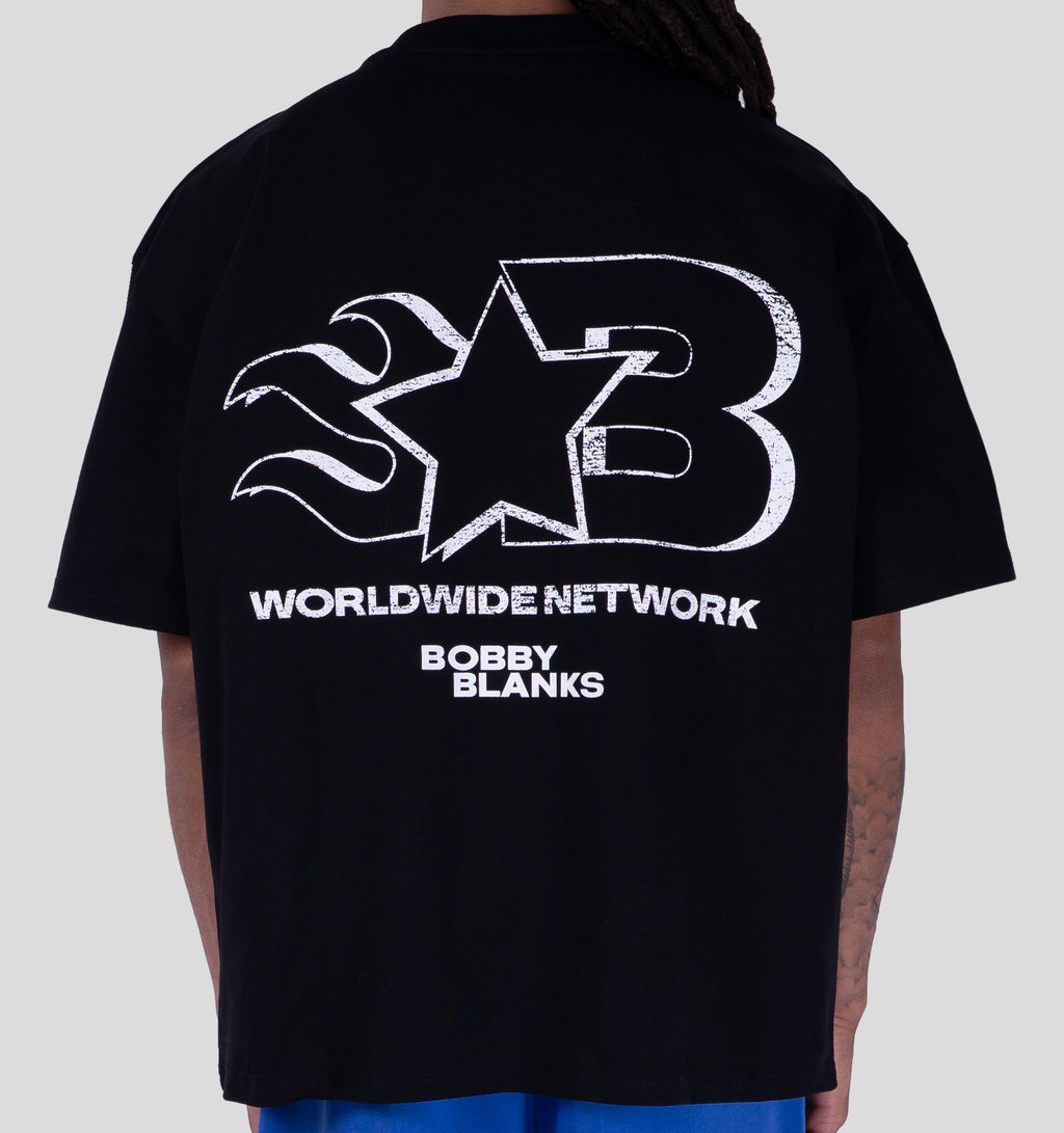 OXFORD T-SHIRT - BLACK/WHITE