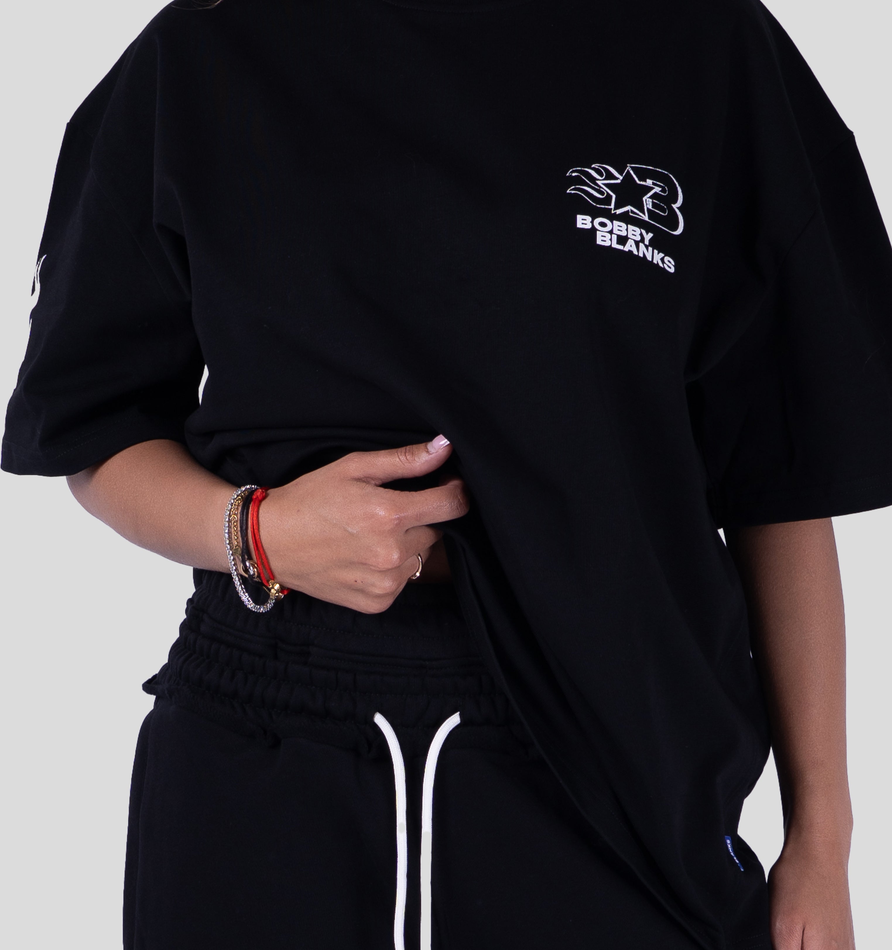 OXFORD T-SHIRT - BLACK/WHITE