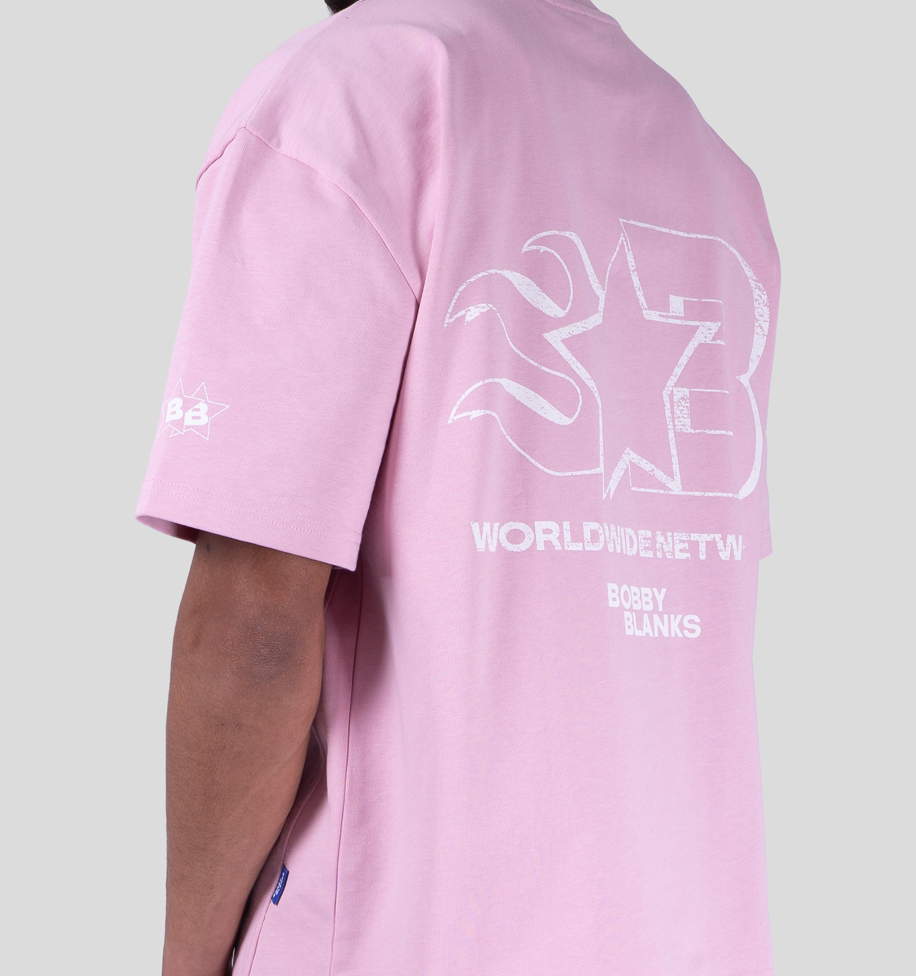 OXFORD T-SHIRT - PINK/WHITE