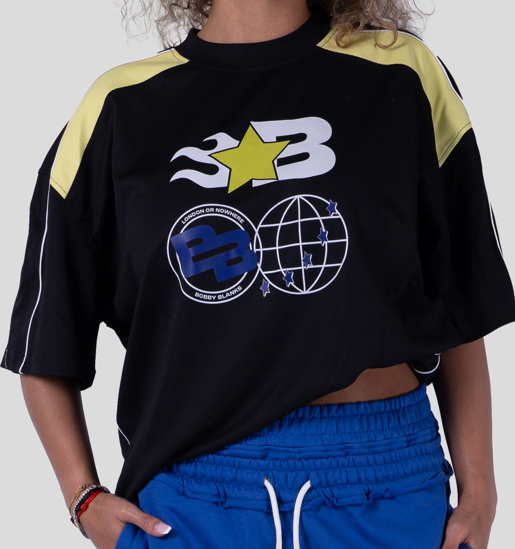 CAMDEM MESH T-SHIRT - BLACK