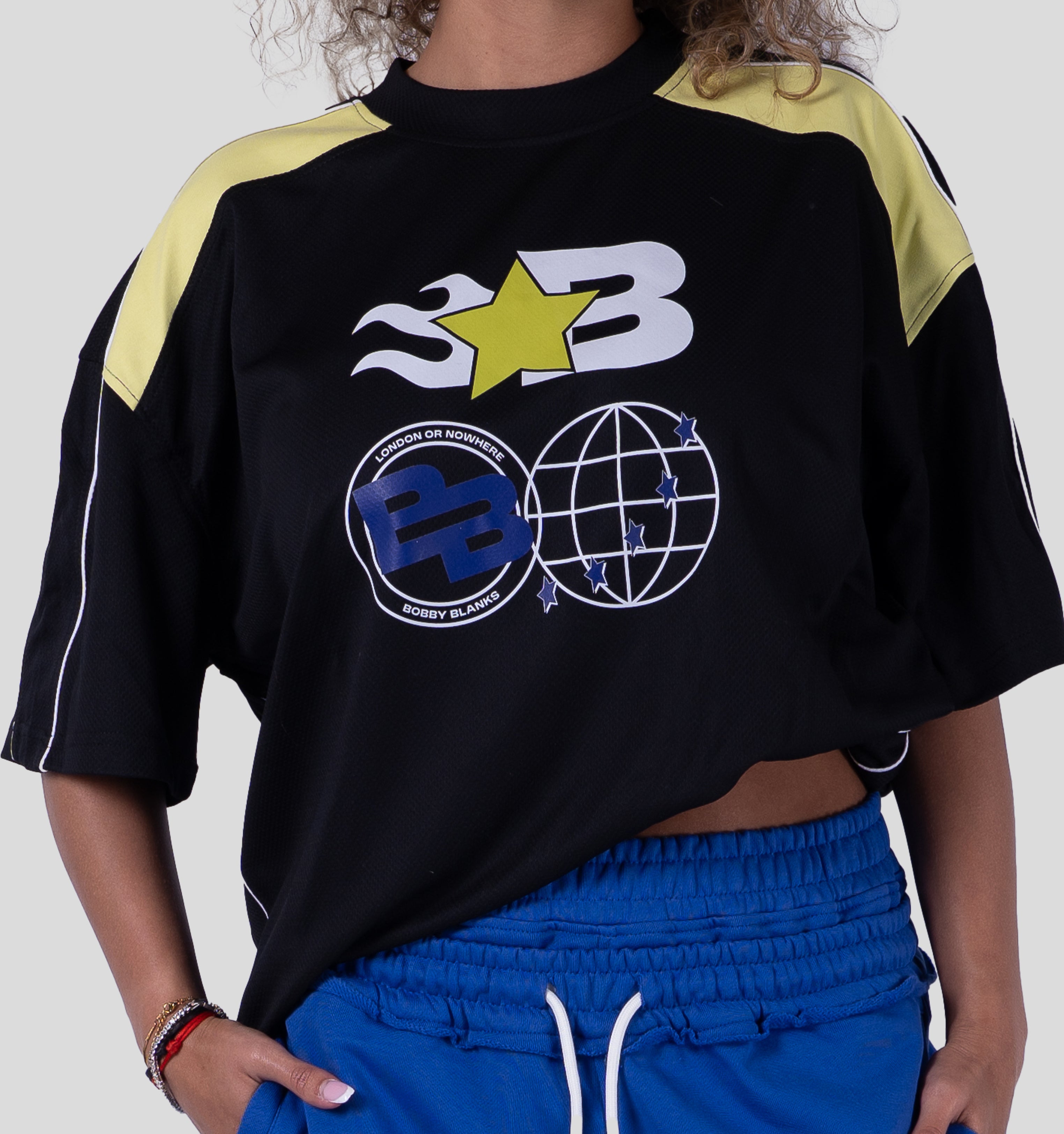 CAMDEM MESH T-SHIRT - BLACK
