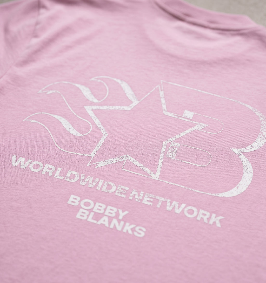 OXFORD T-SHIRT - PINK/WHITE