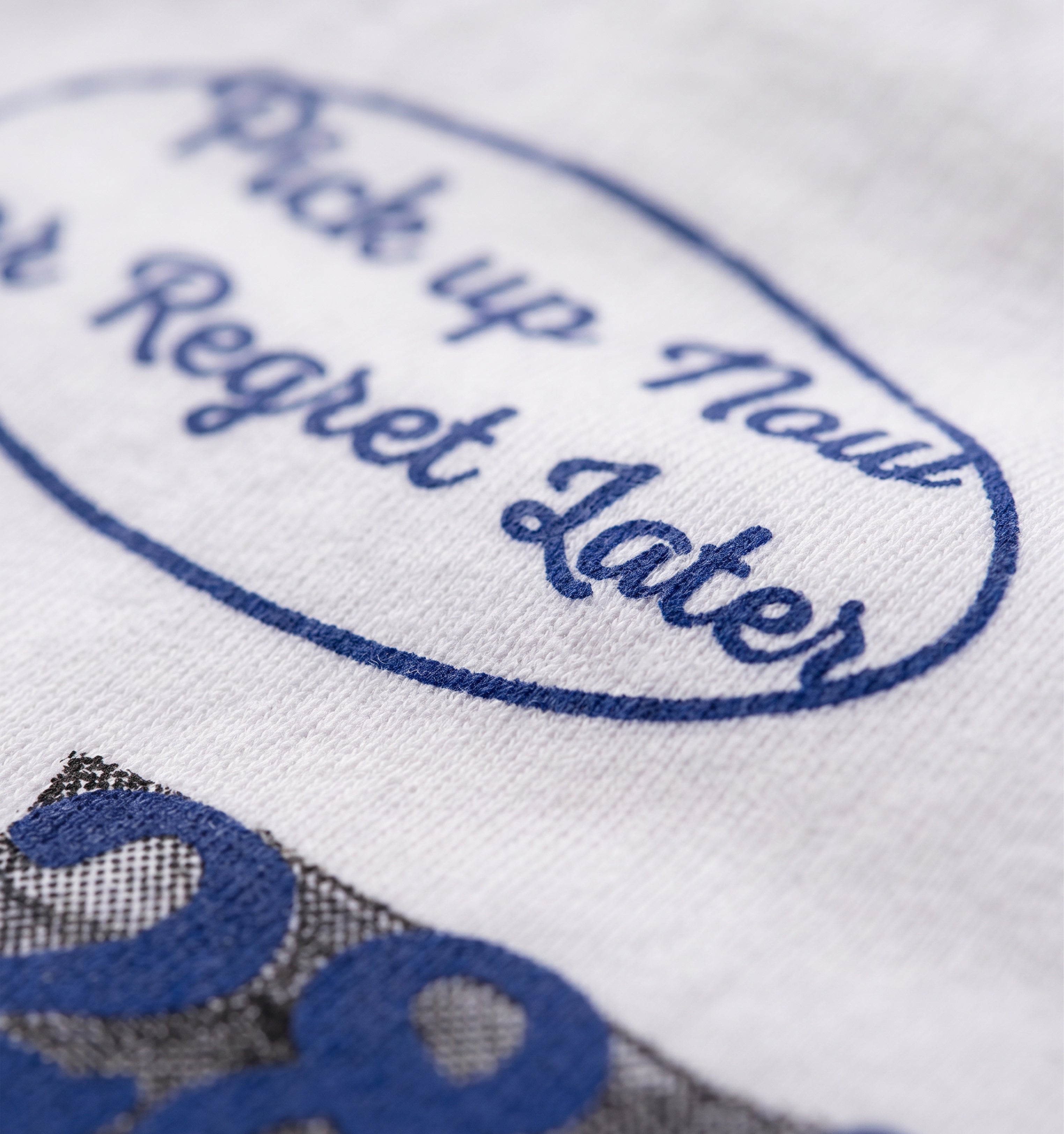BOOKMARK LONGSLEEVE - WHITE/COBALT